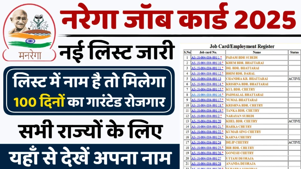 Nrega Job Card List